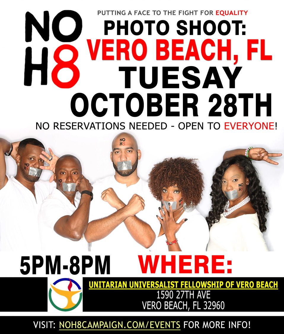 NOH8 Campaign Comes to Vero Beach to Advocate for Equal Human Rights
