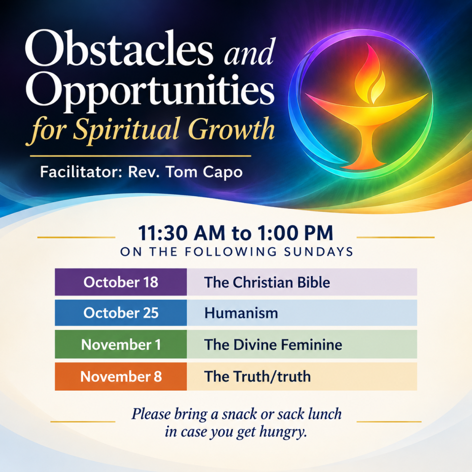Obstacles and Opportunities for Spiritual Growth